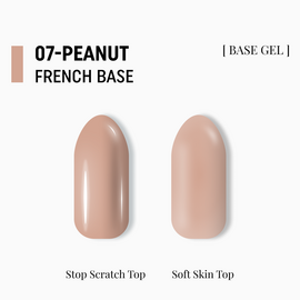 ADORE. French Base,  №07, Peanut, 15 ml. Камуфлююча база #2