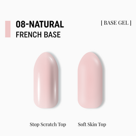 ADORE. French Base,  №08, Natural, 15 ml. Камуфлююча база #2