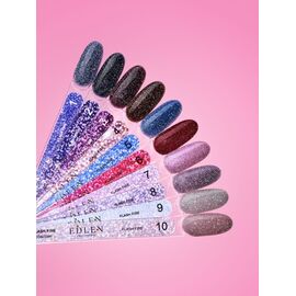 EDLEN Gel Polish Flash Fire №06, 9 ml, світловідбиваючий гель-лак #2