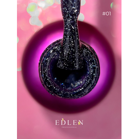 EDLEN Gel Polish Flash Fire №01, 9 ml, світловідбиваючий гель-лак #2