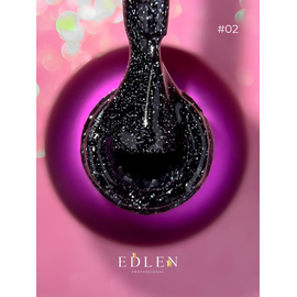 EDLEN Gel Polish Flash Fire №02, 9 ml, світловідбиваючий гель-лак #2