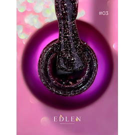 EDLEN Gel Polish Flash Fire №03, 9 ml, світловідбиваючий гель-лак #2