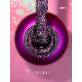 EDLEN Gel Polish Flash Fire №08, 9 ml, світловідбиваючий гель-лак #2