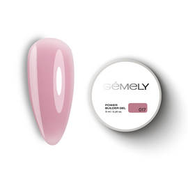 GÉMELY (ex GA&MA). Power builder gel #17, 5 ml, твердий гель #1