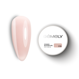 GÉMELY (ex GA&MA). Power builder gel #18, 5 ml, твердий гель #1