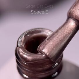 SAGA. Cat's Eye Gel Polish "Space Cat", #06, 10 ml. Гель-лак "Котяче око" #2