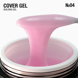 ADORE. Cover Gel, 30 g, #04, Angelic. Напівпрозорий гель для нарощування, холодний рожевий #2