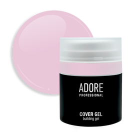 ADORE. Cover Gel, 30 g, #03, Bridal. Напівпрозорий гель для нарощування, натуральний рожевий #1