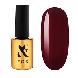 F.O.X. Gel polish, Lipstick Collection, #010, Wine Passion, 7 ml. Гель-лак #1