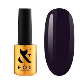 F.O.X. Gel polish, Spectrum, #124, Aubergine, 7 ml. Гель-лак #1