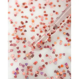 LUNAmoon. Heartbeat Top Coat, №3, 13 ml, топ з дрібними рожево-золотистими сердечками #2