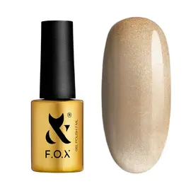 F.O.X. Gel polish, Cat Eye, #002, 7 ml. Гель-лак сатинове "Котяче око" #1