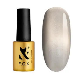 F.O.X. Gel polish, Cat Eye, #006, 7 ml. Гель-лак сатинове "Котяче око" #1