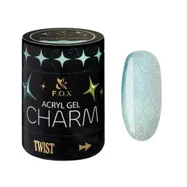 F.O.X. Acryl gel, Charm #007, Emerald, 20 ml. Світловідбиваючий густий акригель з шимером #1