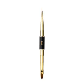 F.O.X. Art Brush 2in1, #008. Двосторонній пензлик для дизайну та моделювання  "Овал короткий + лінеарний довгий" #2
