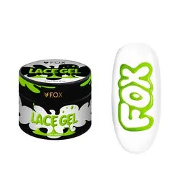 F.O.X. Lace Gel, 5 ml, Light Green. Гель-фарба з ефектом стягування #1
