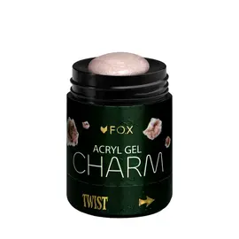 F.O.X. Acryl gel, Charm #009, Quartz, 20 ml. Світловідбиваючий густий акригель з шимером #2