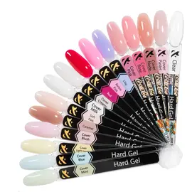 F.O.X. Hard Gel, 15 ml, Cover Milk. Рідкий гель для моделювання нігтів #2
