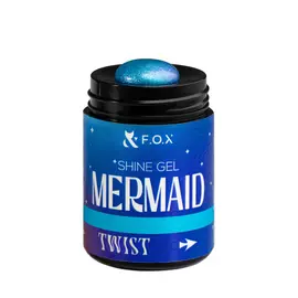 F.O.X. Shine Gel, Mermaid #003, 20 ml. Гель для моделювання та укріплення, з шимером #2