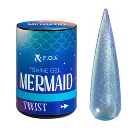 F.O.X. Shine Gel, Mermaid #003, 20 ml. Гель для моделювання та укріплення, з шимером #1