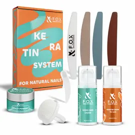 F.O.X. Keratin System for natural nails. Набір "Кератинова система для натуральних нігтів" #2