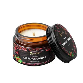 F.O.X. Massage candle, Premium, 30 ml, Масажна свічка "Spicy woods" #1
