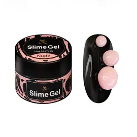 F.O.X. Slime Gel, 10 ml, Nude. Гель-жуйка для дизайну #1