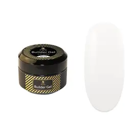 F.O.X. Builder Gel, 15 ml, White. Трифазний гель для моделювання нігтів #1