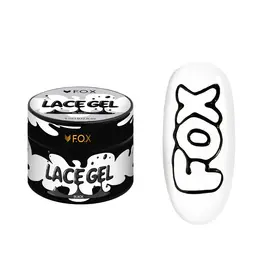 F.O.X. Lace Gel, 5 ml, Black. Гель-фарба з ефектом стягування #1