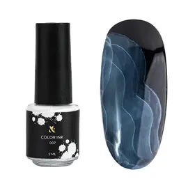 F.O.X. Color Ink, #007, 5 ml, White. Кольорова туш для дизайну в акварельній техніці #1