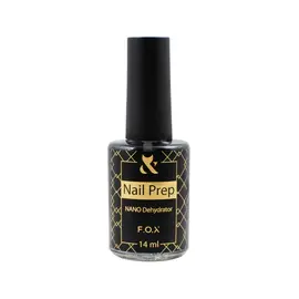 F.O.X. NANO Dehydrator Nail Prep, 14 ml. Дегідратор, знежирювач для нігтів #1