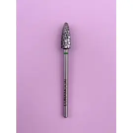 LUNAmoon. Carbide nail bit, corn, Hard Green, 5 mm. Фреза твердосплавна "Кукурудза", зелена #2