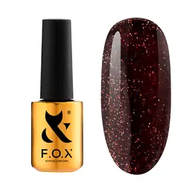 F.O.X. Gel polish, Party #006, 7 ml. Гель-лак з шимером #1