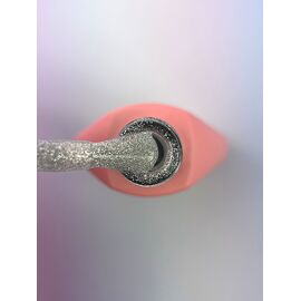 You Are Cute. Easy Peasy Matte Top Coat, #5, 5 ml, матовий топ зі срібним шимером #2