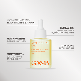 GA&MA. Molecular oil Молекулярна олiйка для полірування шкіри (кутикули та стоп), 30 ml #2