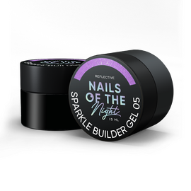 УЦІНКА / NOTD Sparkle Builder Gel №05, 15 ml, світловідбиваючий будівельний гель (ліловий)уц #1