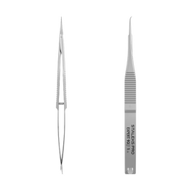 STALEKS. Micro Scissors, 17 mm, Твізери (мікроножиці) для видалення кутикули EXPERT 91 TYPE 1 #1