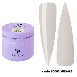 DNKa’. Builder Gel, Light, #0003, Mirage, 15 ml, гель для моделювання #1