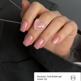GÉMELY (ex GA&MA). Fast builder gel #021, 50 ml, твердий рідкий гель #2