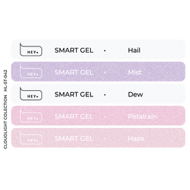 HEYLOVE. Набір наклейок для демонстраційних тіпс. Smart gel, Cloudlight collection #1