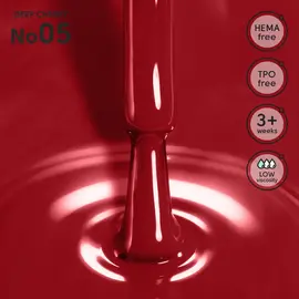 SHELLY. Gel Polish #05, Deep Cherry, 12 ml. Гель лак #2