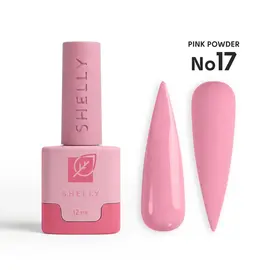 SHELLY. Gel Polish #17, Pink Powder, 12 ml. Гель лак #1