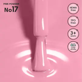 SHELLY. Gel Polish #17, Pink Powder, 12 ml. Гель лак #2