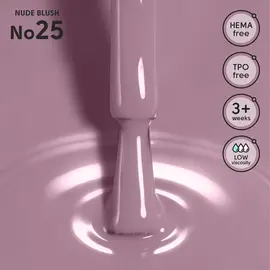 SHELLY. Gel Polish #25, Nude Blush, 12 ml. Гель лак #2
