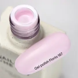 NOTD. Gel Polish, Floria, #187, 10 ml. Гель-лак, пастельно-рожевий #2