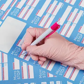 MICROSTOP. Наліпки на контейнер для Dez Professional, 10 шт/лист #2