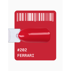 ADORE. Gel Polish, #202, Ferrari, 12 ml. Гель-лак, червоний феррарі #2