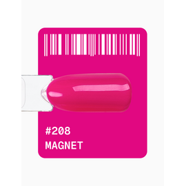 ADORE. Gel Polish, #208, Magnet, 12 ml. Гель-лак, світла маджента #2