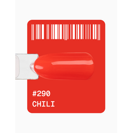 ADORE. Gel Polish, #290, Chili, 12 ml. Гель-лак, вогняний чілі #2