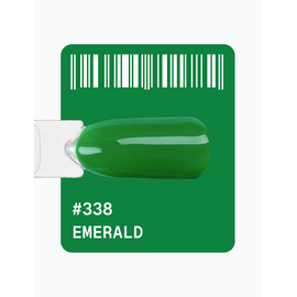 ADORE. Gel Polish, #338, Emerald, 12 ml. Гель-лак, насичений зелений #2
